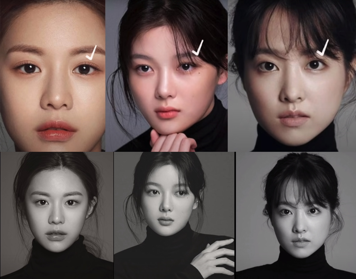 Секрет идеальных черно-белых фото корейских знаменитостей