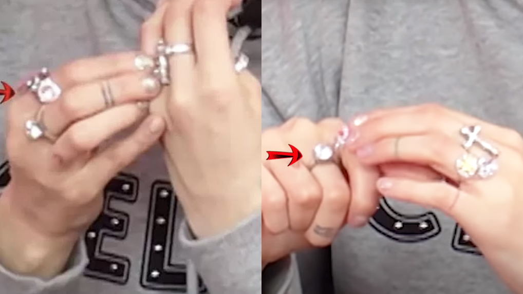 Какие кольца носит Хёна?