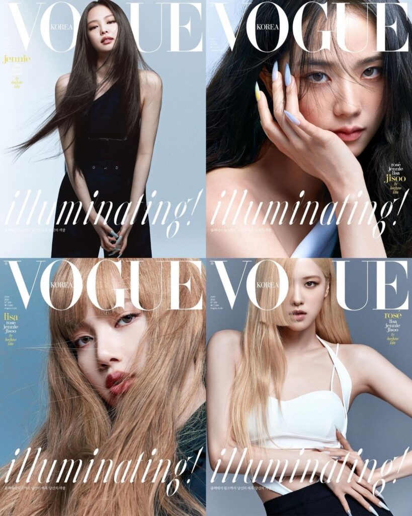 Vogue Korea июнь 2021: варианты обложек с участницами по отдельности