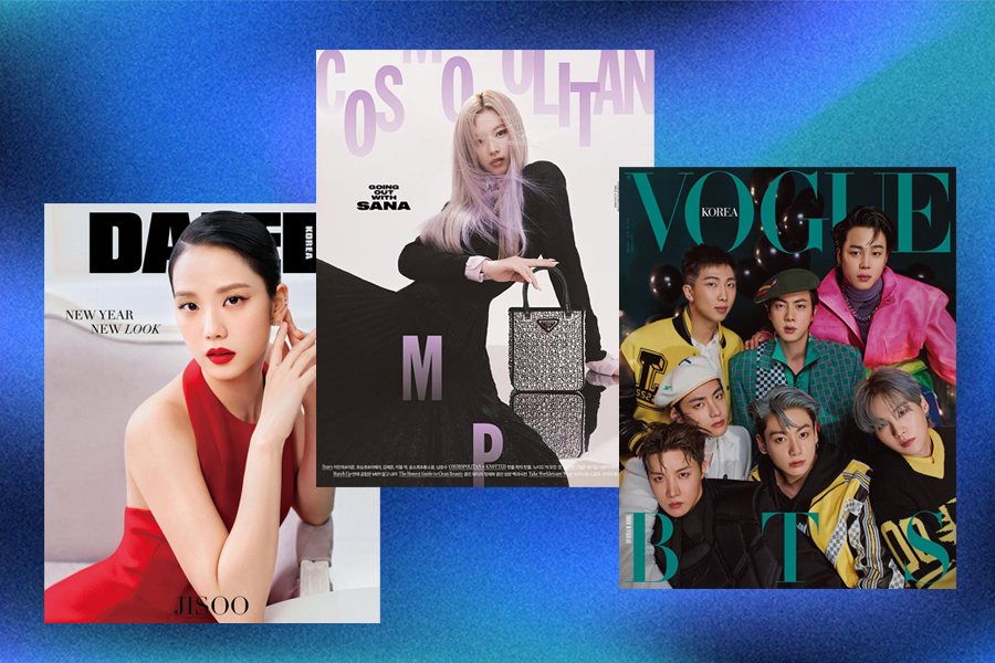 Кто будет на обложках корейских журналов в январе 2022?