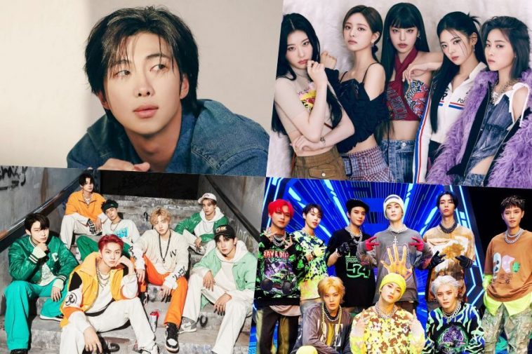 RM, ITZY, BTS, ENHYPEN, NCT 127, LE SSERAFIM, Наён и TWICE заняли первые места в чарте Billboard's World Albums Chart