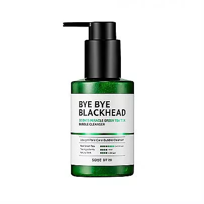 SOME BY MI Маска-пенка от чёрных точек BYE BYE BLACKHEAD 30 Days Miracle Green TeaTox Bubble Cleanser 120г