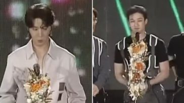 Джей-Хоуп из BTS получил широкую огласку за свою реакцию на слишком короткую микрофонную стойку, но на самом деле это не из-за Бан Чана из Stray Kids