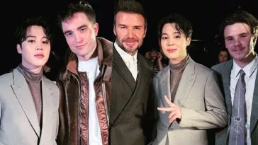 Чимин из BTS тусуется с Робертом Паттинсоном, Дэвидом Бэкхемом и другими на Неделе моды в Париже