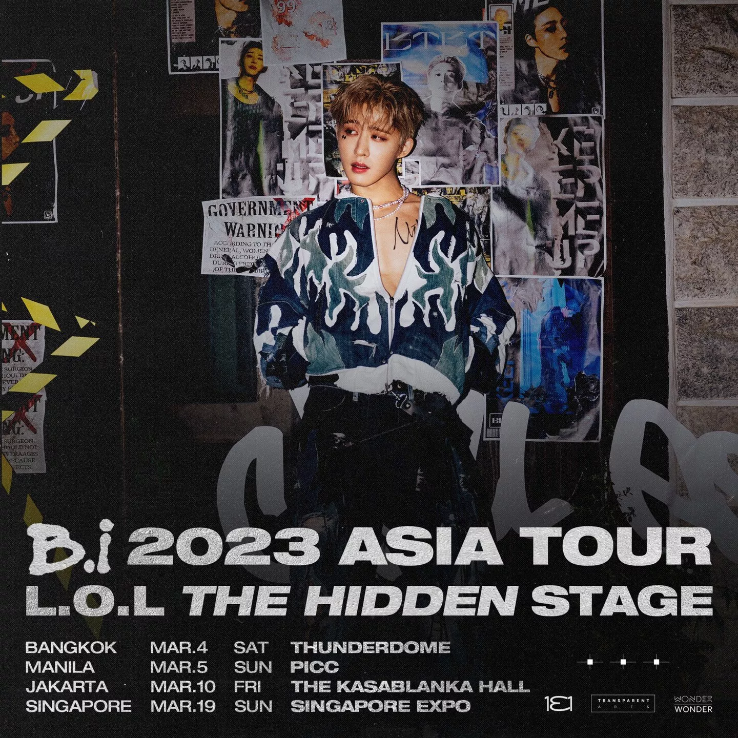 B.I проведет в 2023 году тур по Азии "'L.O.L THE HIDDEN STAGE" в четырех городах