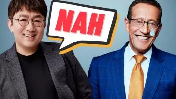 Когда уже слишком поздно? Бан Ши Хёк из HYBE игриво разрушил мечты ведущего новостей о кпоп-карьере