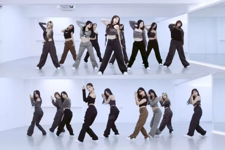 TWICE впечатляет своей красивой и мощной хореографией в тренировочном видео "MOONLIGHT SUNRISE"