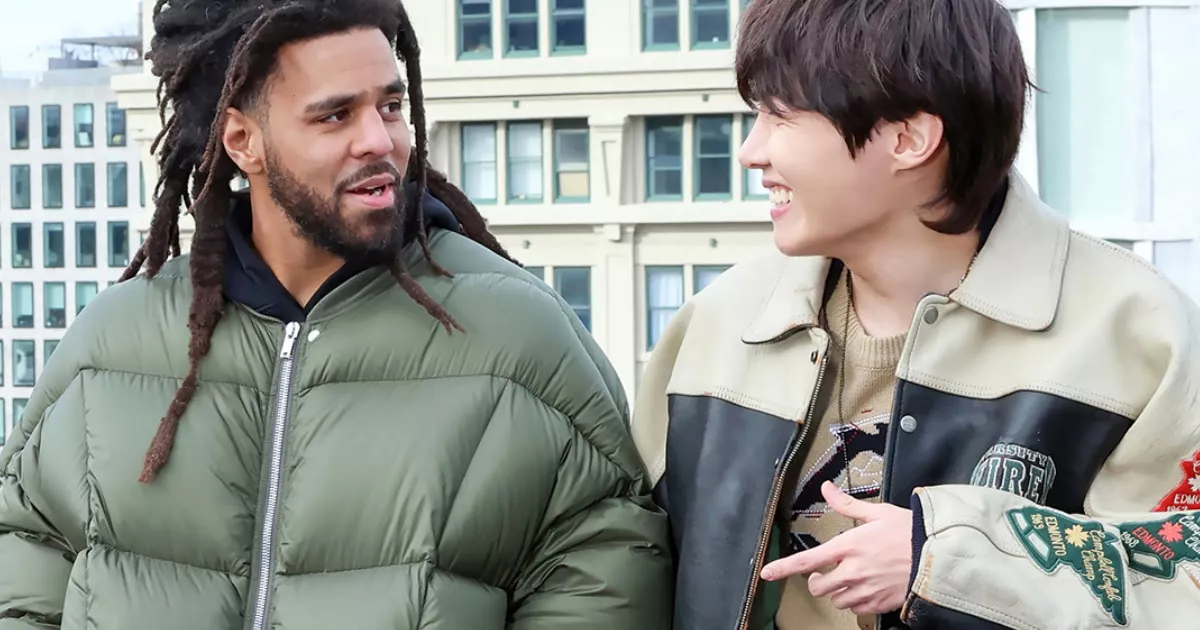 Джей-Хоуп из BTS и J. Cole демонстрируют химию на HD фотографиях за кулисами клипа "On The Street"