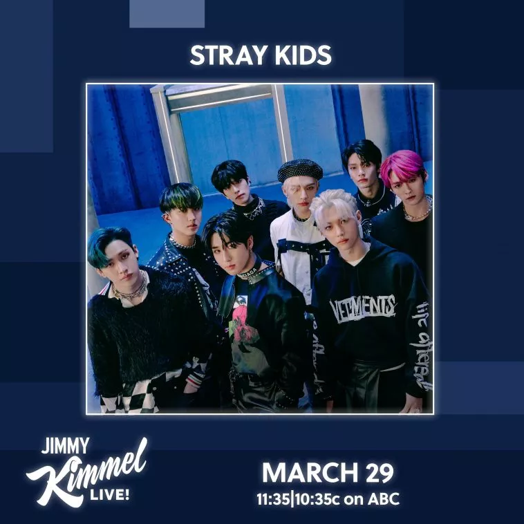 Stray Kids появятся на "Jimmy Kimmel Live!"