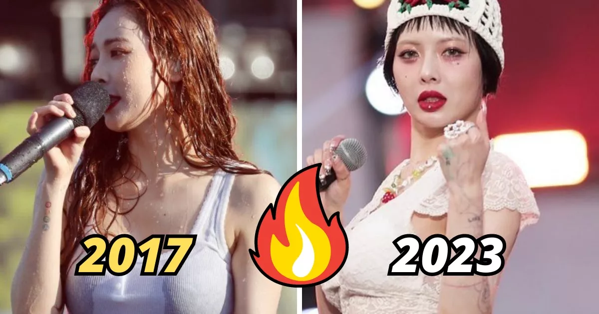 С 2017 по 2023 год: Вот все сексуальные наряды Хёны, которые она надевала для "WATERBOMB"