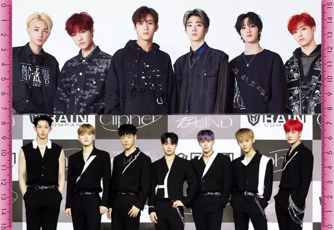 Mira cuán diferentes son las alturas de los miembros de 17 grupos masculinos de K-Pop de cuarta generación