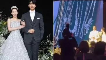 Свадьба Ли Сын Ги и Ли Да Ин якобы спонсировалась ювелирным брендом, так как как во время церемонии играла "реклама"