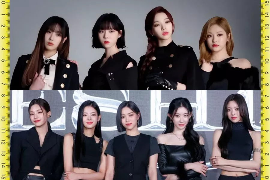 Mira cuán diferentes son las alturas de 17 grupos de chicas K-Pop de cuarta generación