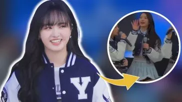 Лиз из IVE заметила неполадки в гардеробе Вонён на сцене и исправила их игривым и деликатным способом