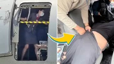 Пассажиру, открывшему двери самолета во время полета, грозит крупный штраф