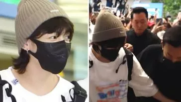 Чонгук из BTS привлек внимание за свою реакцию на большое и опасное скопление людей в аэропорту Инчхон