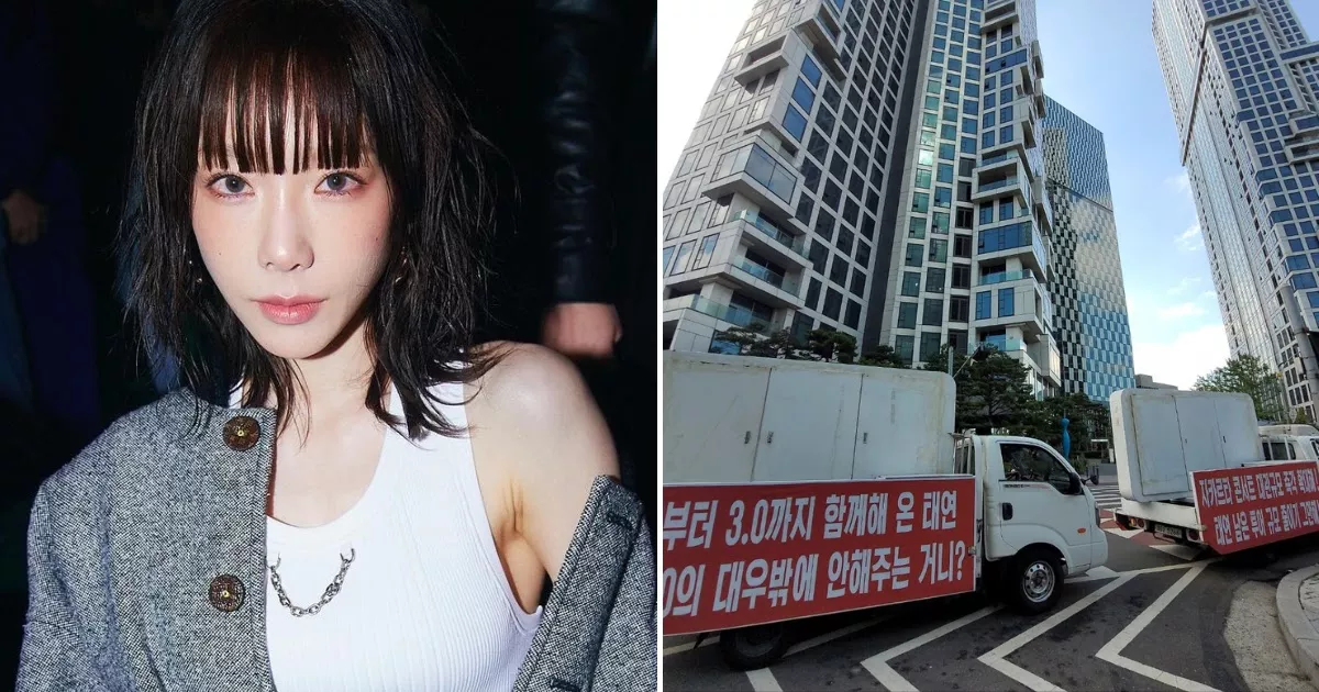 Поклонники Тэён объединились, чтобы осудить SM Entertainment и отправили 5 грузовиков с протестом