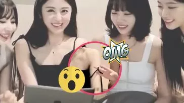 Чэвон из LE SSERAFIM почти сорвала одежду с Юнджин во время прямой трансляции