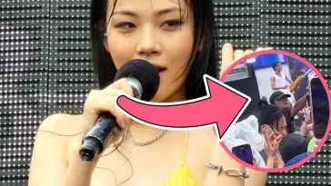 BIBI стала вирусной из-за поцелуя с поклонницей на фестивале WATERBOMB 2023