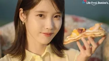 IU стала моделью для Domino’s Pizza Korea