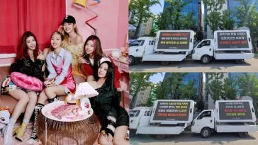 Фанаты ITZY отправили грузовики с протестом к зданию JYP Entertainment