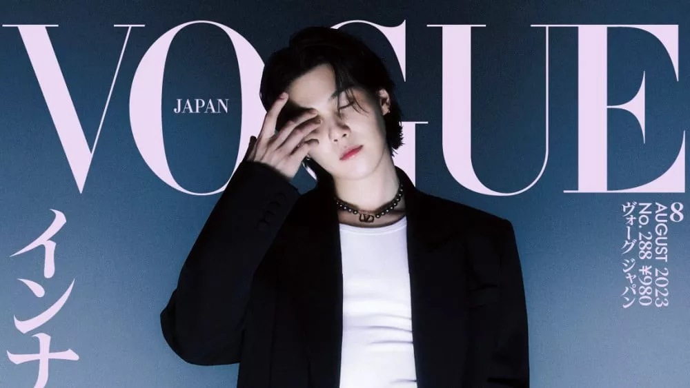 Шуга из BTS стал первым мужчиной-солистом, попавшим на обложку Vogue Japan