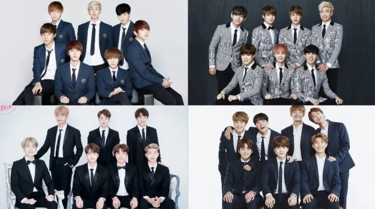 Как менялись BTS на "семейных" фотографиях в честь каждой годовщины группы 💜