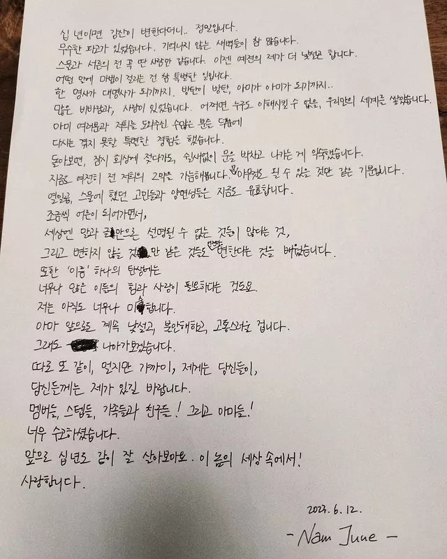 Участники BTS отправили трогательные послания в честь 10-летия дебюта группы
