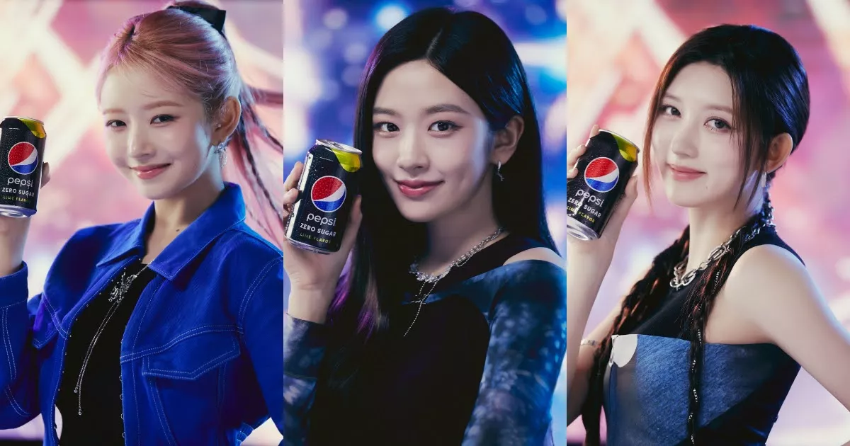 IVE выпустили тизер-фото коллаборации с Pepsi "I WANT"