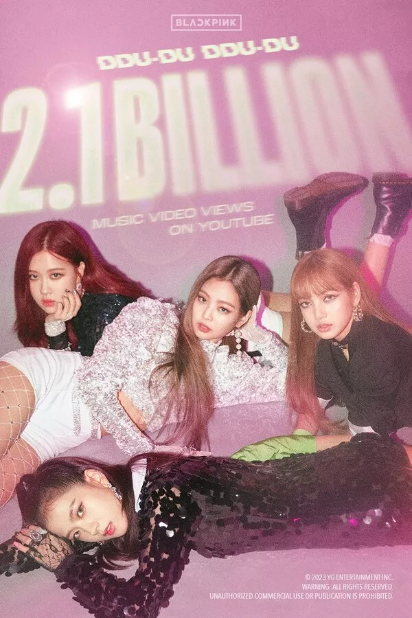 "DDU-DU DDU-DU" стала первым клипом BLACKPINK, набравшим 2,1 млрд. просмотров