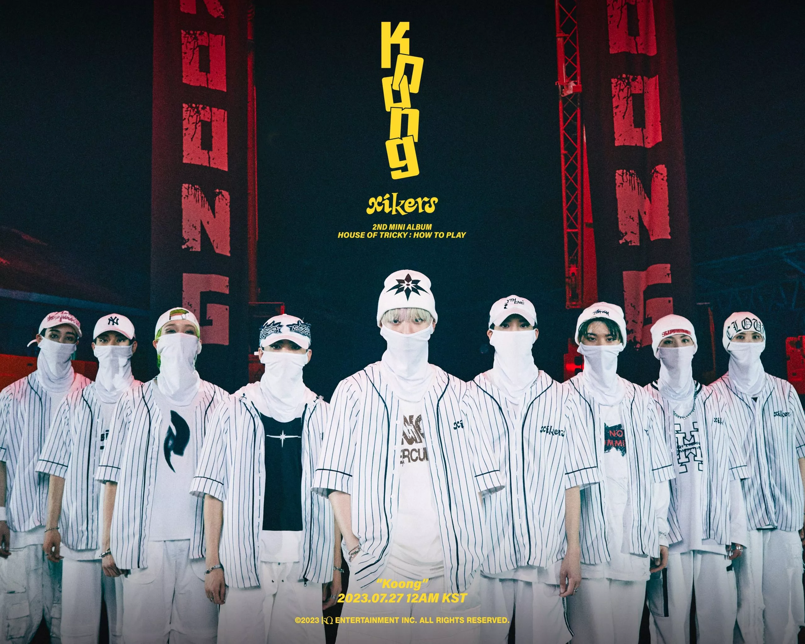 Xikers представили концептуальный постер для предрелизного трека "Koong"