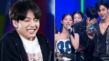 Чонгук из BTS забавно реагирует на то, как разбивается трофей "M Countdown"