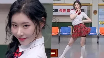 Черён из ITZY исполняет каверы на IVE, aespa и LE SSERAFIM на "Knowing Bros"