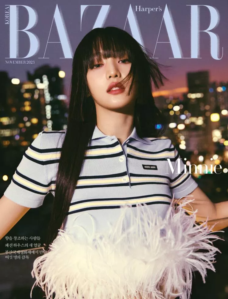 Чан Вон Ён и Минни на обложках Harper's Bazaar