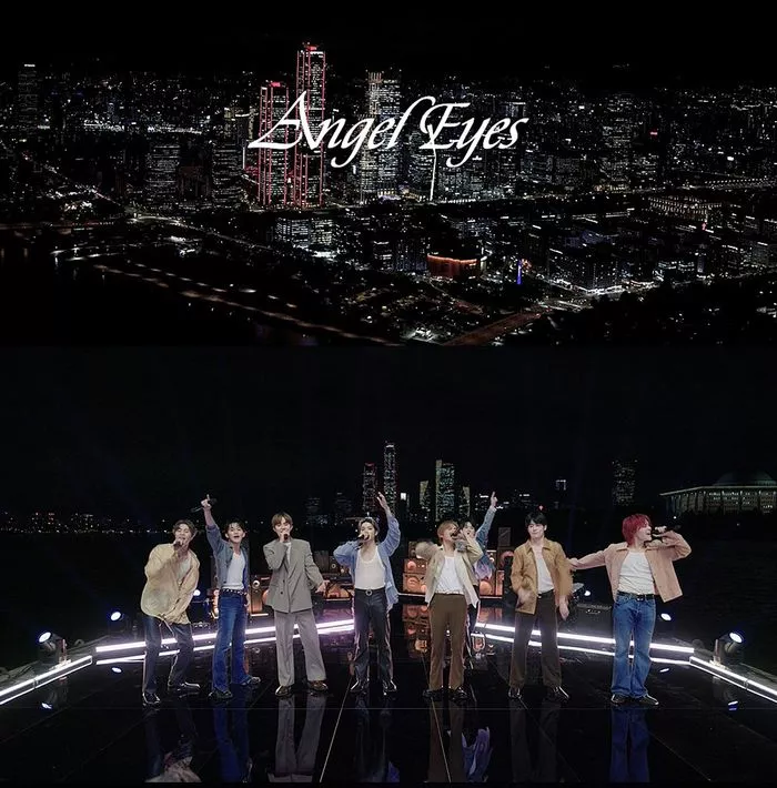 NCT 127 представили романтичное видео "Angel Eyes" на фоне ночного вида на реку Хан