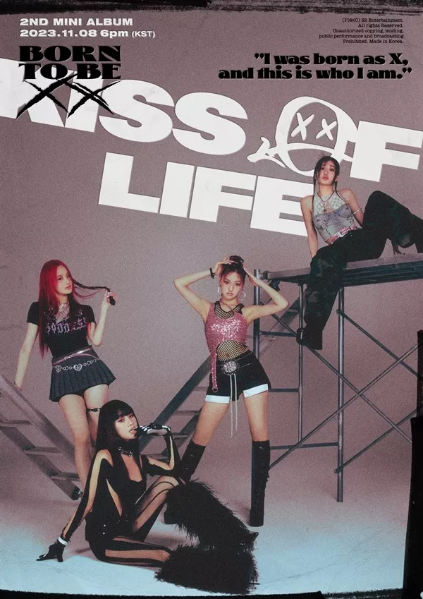 Группа KISS OF LIFE выпустила групповую концепт-фотографию версии "Bad"