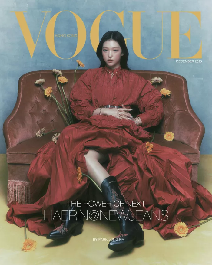 Хэрин из NewJeans появилась на обложке Vogue Hong Kong
