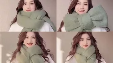 9 способов завязать шарф, которые помогут вам создать образ в корейском стиле