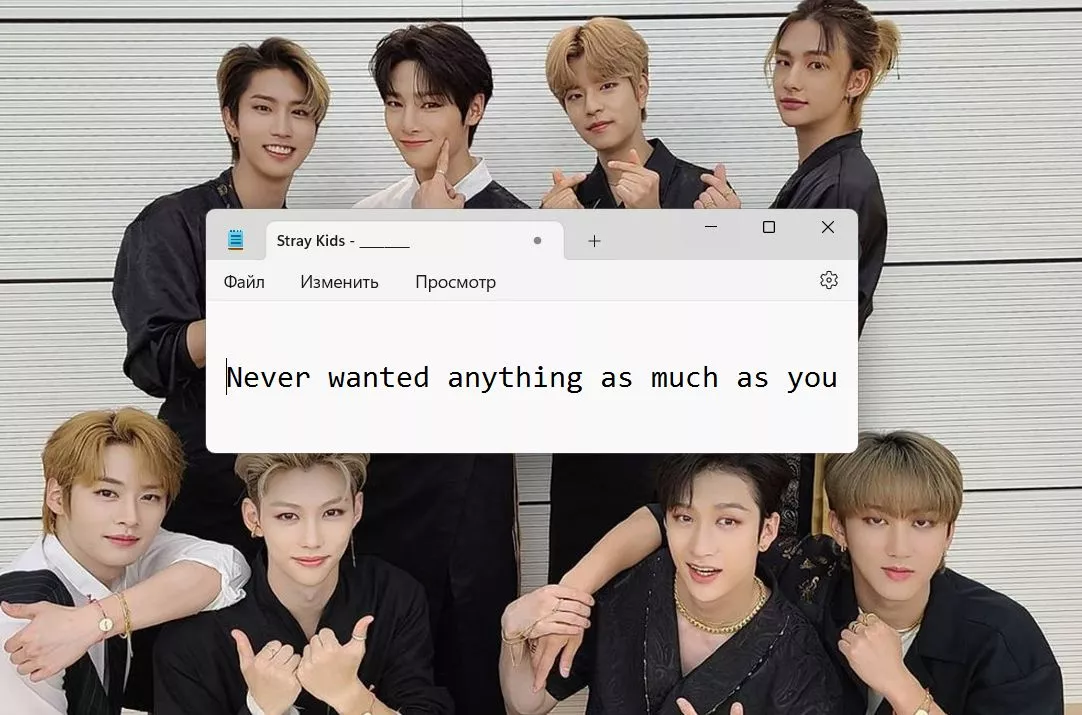 Английская версия какой песни Stray Kids начинается строчкой "Never wanted anything as much as you"?