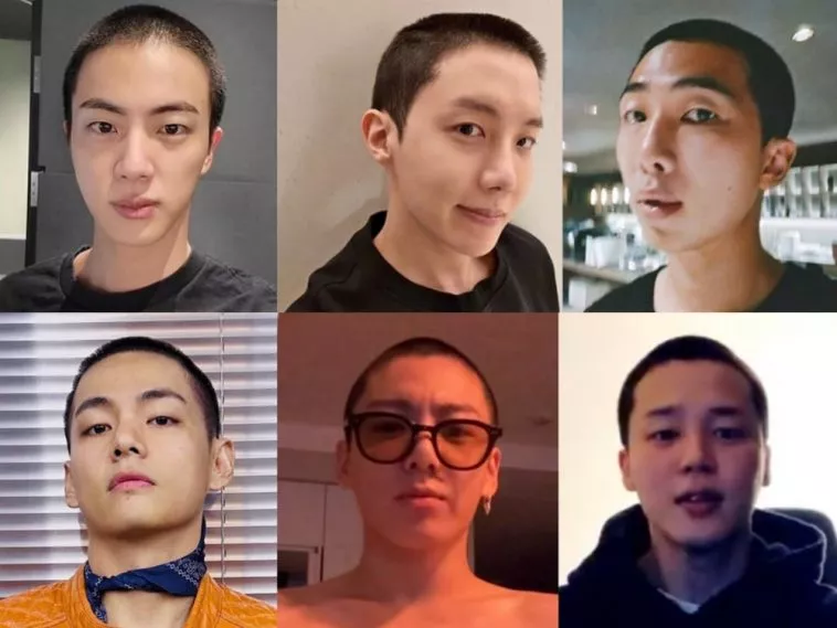 Опрос: Кто из BTS выглядит лучше всего с бритой головой?
