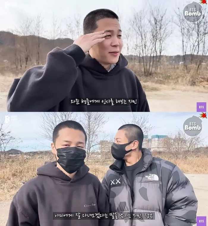 Участники BTS показали моменты прощания перед уходом в армию