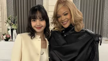 Ослепительная встреча Лисы из Blackpink и Рианны