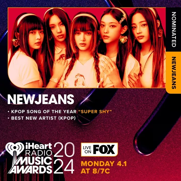 NewJeans номинированы на премии iHeartRadio Music Awards