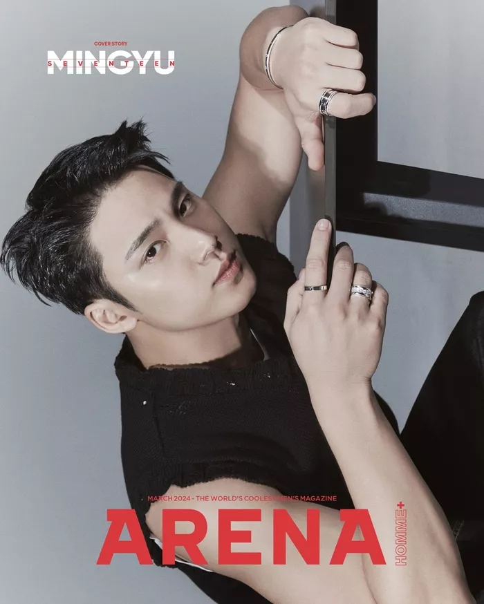 Мингю из группы SEVENTEEN украсил обложку Arena Homme Plus