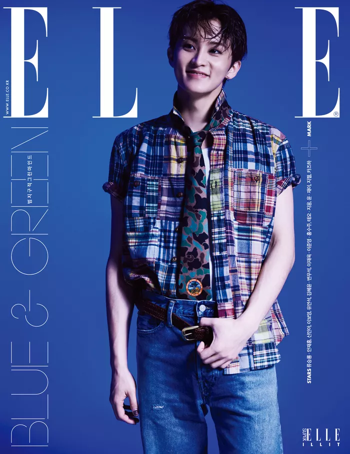 [ФОТО] Марк из NCT украсил обложку апрельского номера модного журнала Elle