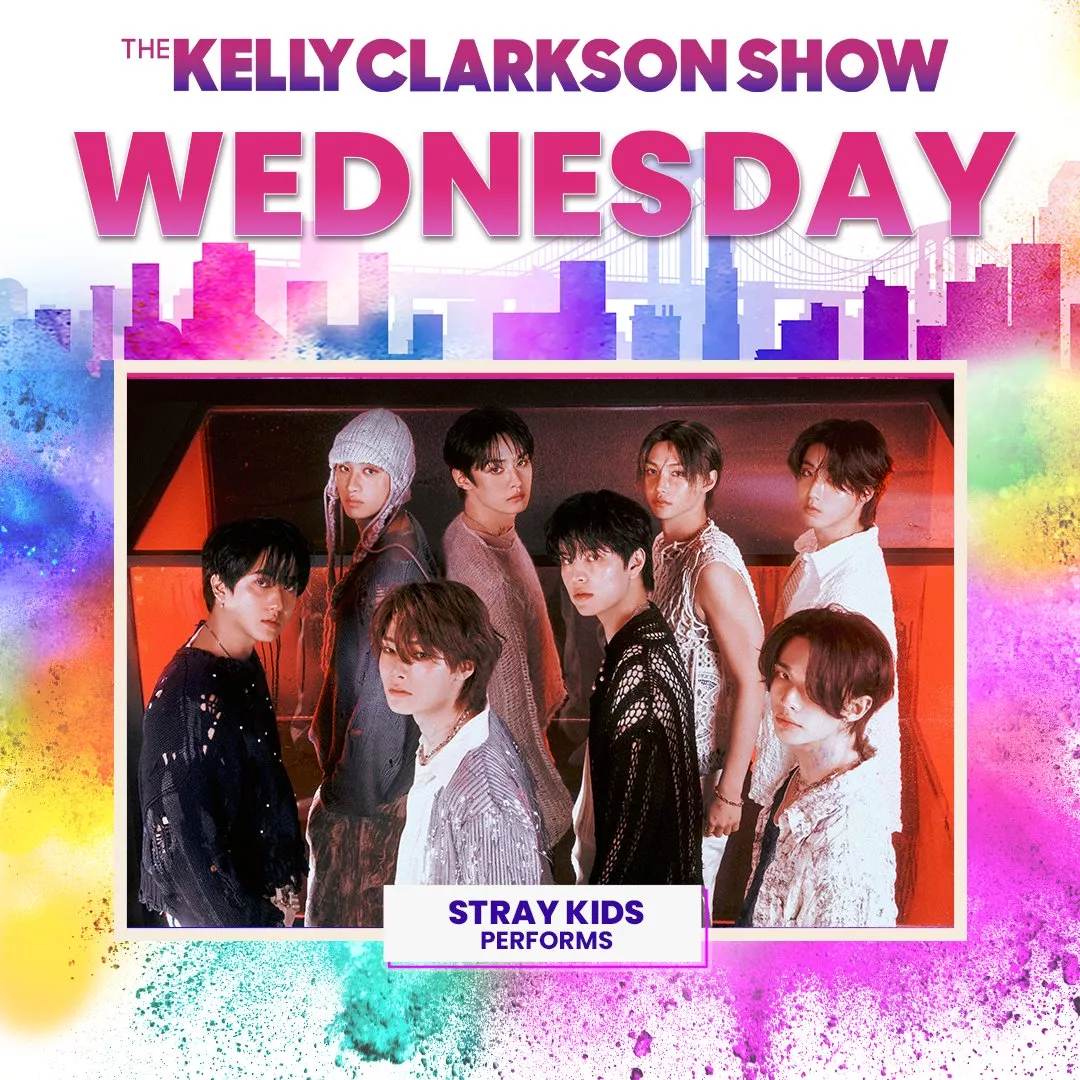 Stray Kids выступят на шоу "The Kelly Clarkson Show" на следующей неделе